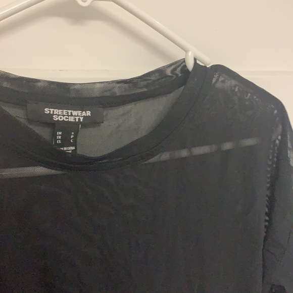 See through black top - Picture 2 of 2